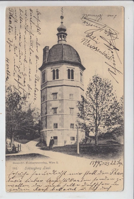 AK Graz, Schlossberg, Liesl 1899