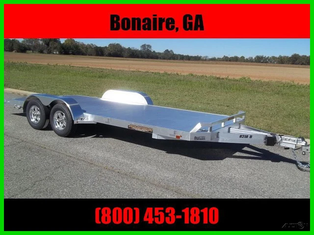 2024 Aluma 8218 18Ft Aluminum Trailer Car Hauler New