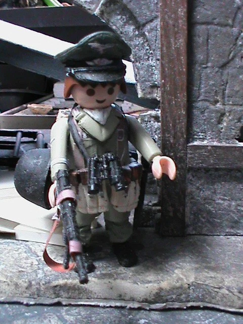 PLAYMOBIL CUSTOM SOLDAT Espagnol (ONU)(Afghanistan-2016) Ref-0002 Bis