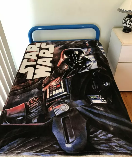 All Season Kids Coral Fleece Blanket Soft Throw 100cm x 150cm - Star Wars