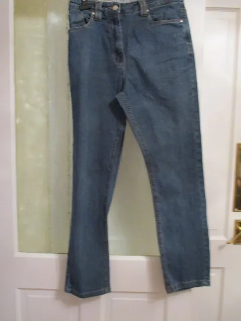 Simply Be Blue Jeans Part Elastic Waist - Size 12  / (2)