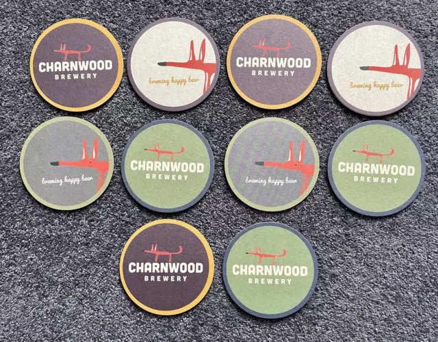 10 Charnwood Brewery - Beer Mat Pack - Home Bar / Pub Experience