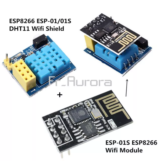 ESP8266 ESP-01/01S DHT11 Temperature & Humidity WIFI Wireless Transceiver Module