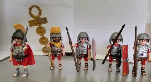 Playmobil 5 Figuren - Rom History Römer Legionär Legionäre Spähtrupp