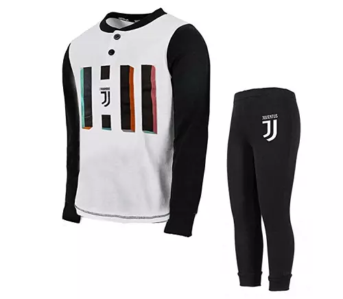 Pigiama Bambino Lungo in Cotone FC Juventus Prodotto Ufficiale JU16065