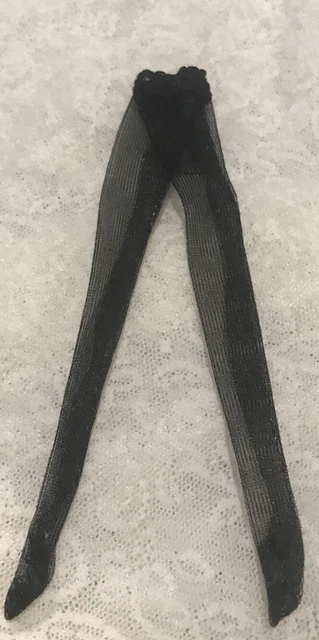 Lingerie ~ Barbie Doll  Jazz Baby Diva Sheer Black Thigh High Stockings