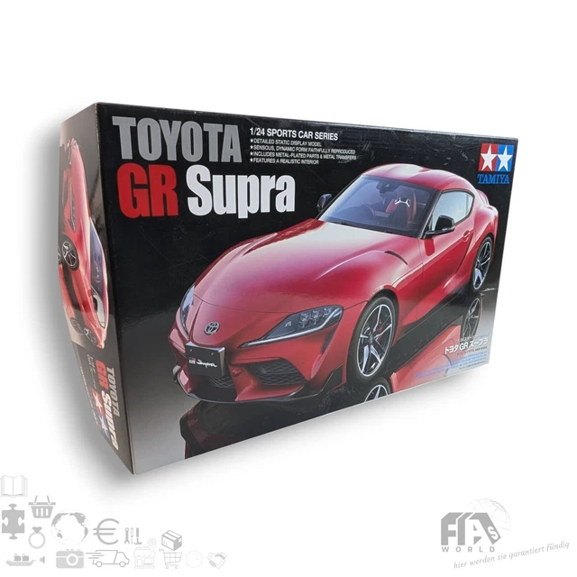Maquette Tamiya Toyota Supra 3.0GT 1/24 - Série Car No.62, Ref 2462, Boîte Abîmée