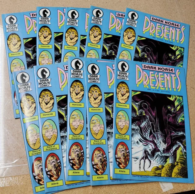 1988 Dark Horse Presents #24-First Dark Horse Aliens Issue-Warehouse Find-Unread