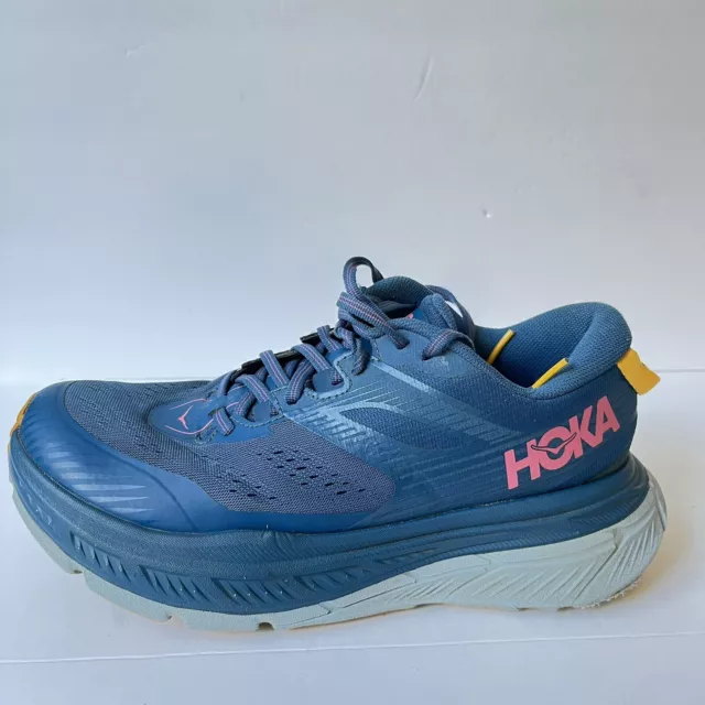 HOKA ONE ONE Womens Stinson Atr 6 Blue Running Shoes Size 10 $39.00 ...