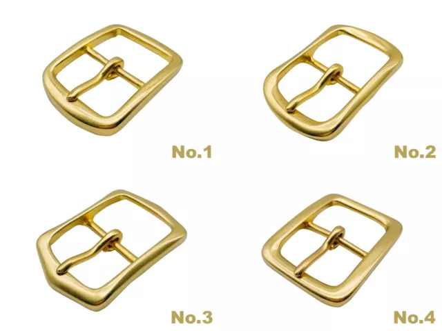 40mm solid brass centre pin belt buckle leather crafts hardware heavy duty