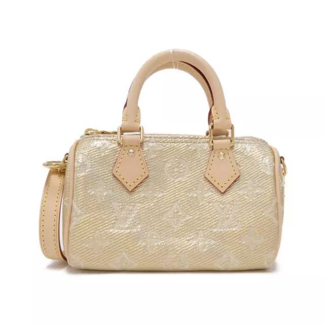 Louis Vuitton Pink Monogram Denim Nano Speedy Gold Hardware, 2021-22  Available For Immediate Sale At Sotheby's