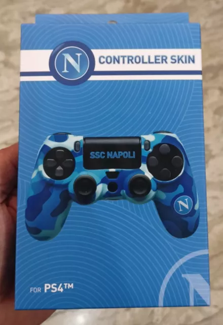 CONTROLLER SKIN PS4 - NAPOLI - Licenza ufficiale - Guscio protettivo + adesivi
