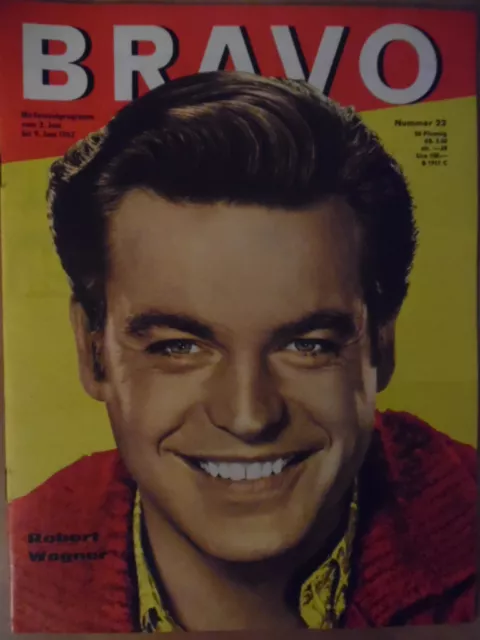 BRAVO 22 - 1962 (0) Robert Wagner Brigitte Bardot Lill Babs Nathalie Wood Monden