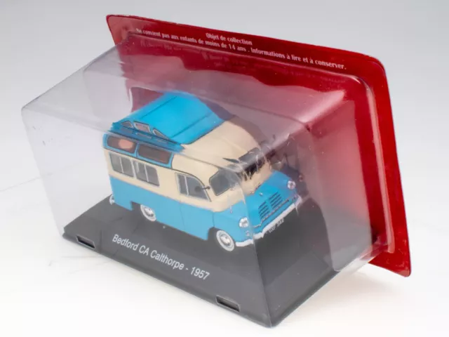 Bedford CA Calthorpe 1957 Campercamping-car RV véhicule miniature Hachette 1:43 3