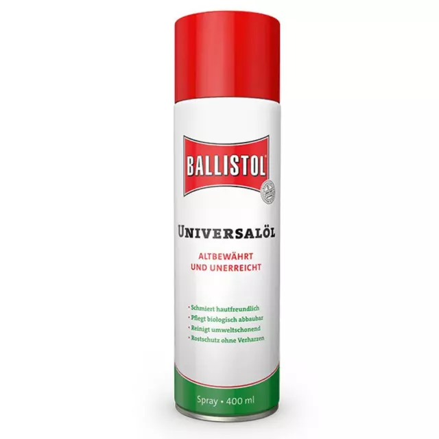 BALLISTOL Öl NEU 400ml Dose Universalöl Spray Sprayöl Waffenöl Kriechöl Pflegeöl