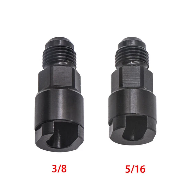 Fuel Adapter Fitting 6AN to 3/8" 5/16"GM Quick Connect w/Thread EFI Female