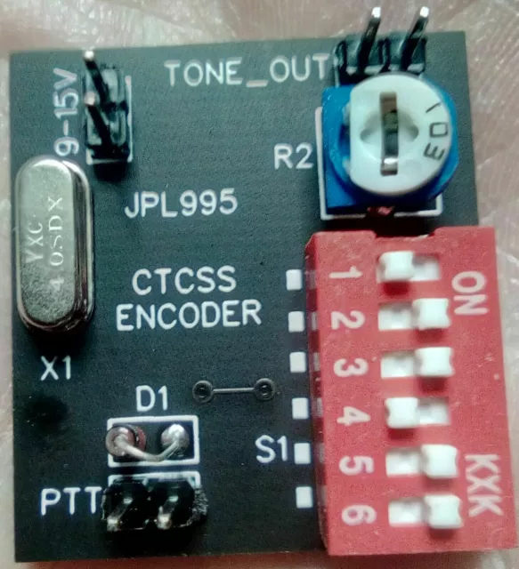 Ctcss Encoder Sub Tone