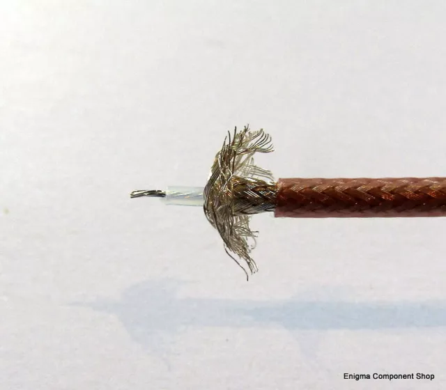 RG316D, Double Shielded, Low Loss 50 Ohm RF Coax Cable, UK Seller/Fast Dispatch.