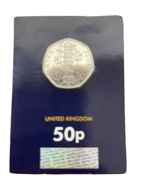 2019 KEW GARDENS 50p genuine copy Not Fake