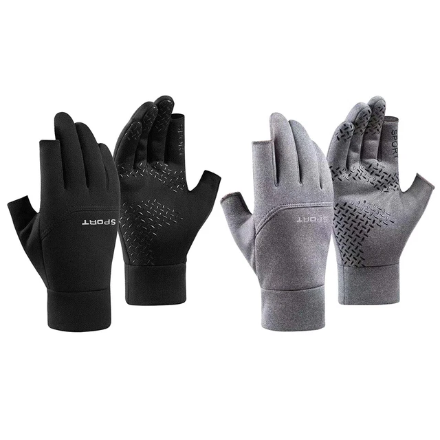 Gants D'hiver Femme écran Tactile - Tricot Thermique Imitation Laine - Coupe-vent, Chauds - Taille Unique élastique - Pour Sport, Plein Air - 5