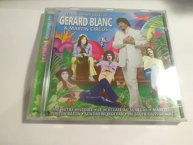 Cd Les Plus Grands Succes De Gerard Bland & Martin Circus /  Cd 18 Titres Rare