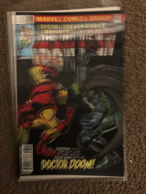 Invincible Iron Man #593 Lenticular Iron Man 150 Homage, NM Marvel!