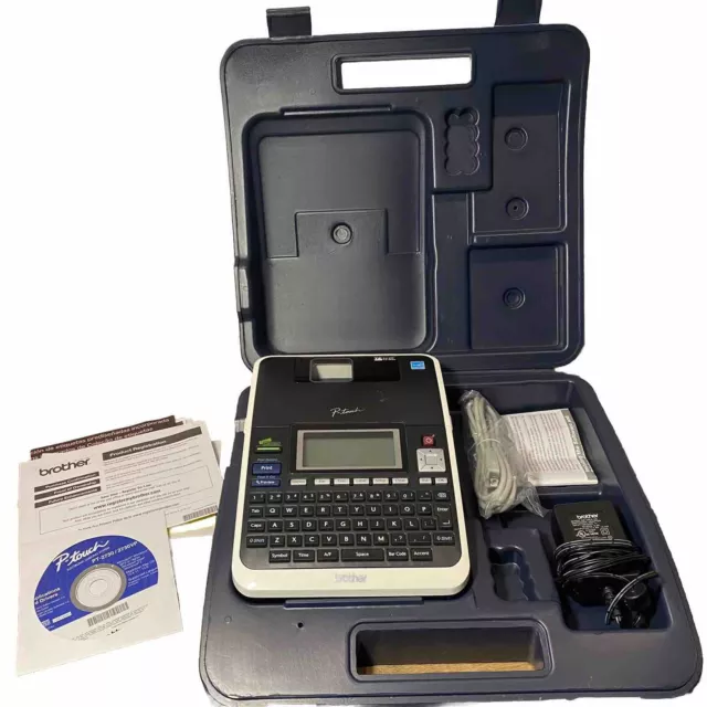Brother P-Touch PT-2730vp Label Thermal Printer With Carrying Case -OPEN BOX