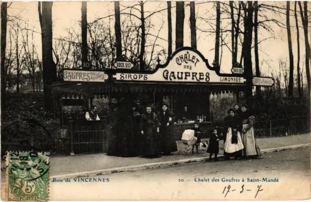 CPA Bois de VINCENNES Chalet des Gaufres a SAINT-MANDE (509452)