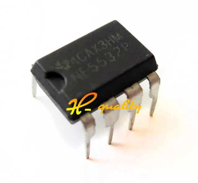 50pcs NE5532P NE5532 Dual Low Noise Op-Amp TI IC DIP-8