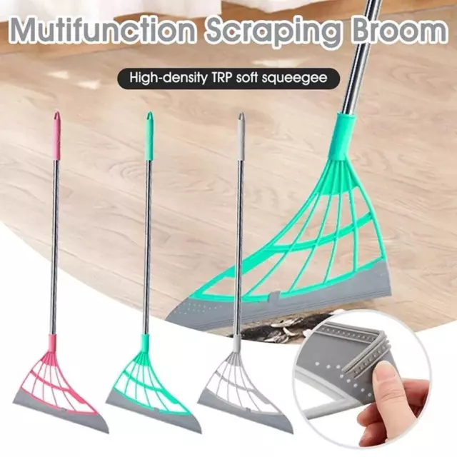 Magic Wiper Broom Wipe For Wash Floor Clean Tools Windows Squeeze Silicone Mop