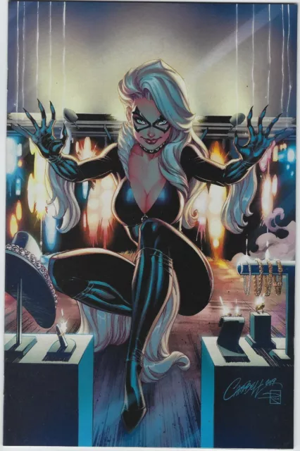 Black Cat 1 1:500 J Scott Campbell Virgin Variant Nm