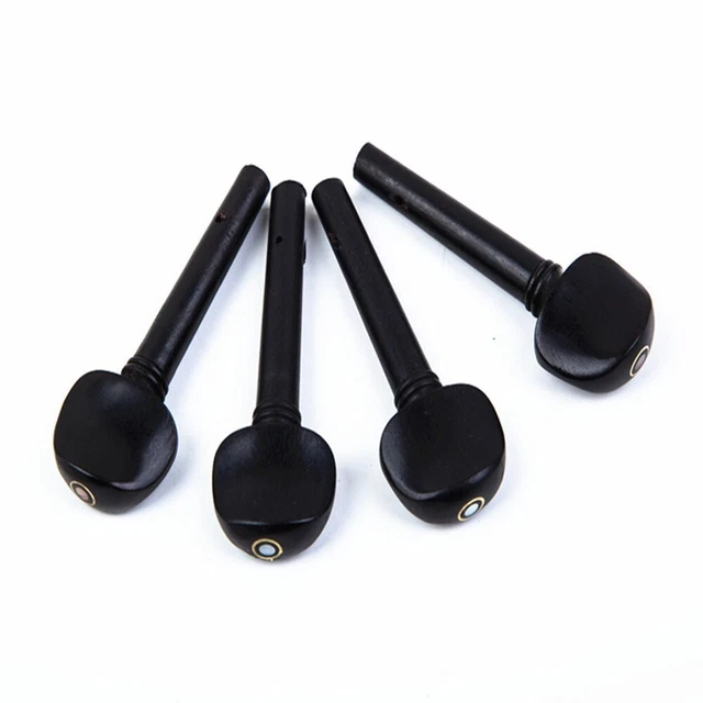 Kit Cordier Violon 4/4 Complet – Ébène Véritable, Chevalet Érable, Chevilles Précises, Pour Musiciens Intermédiaires
