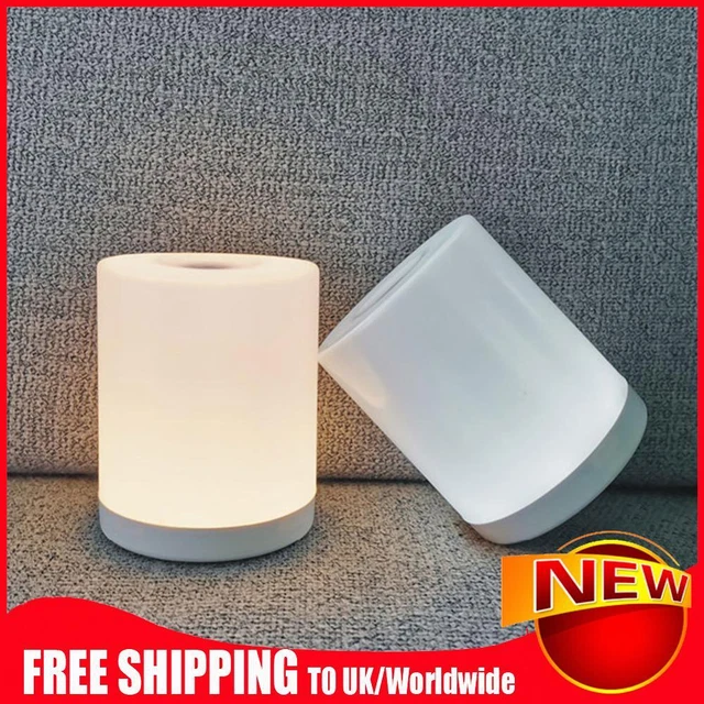 LED Table Lamp USB Rechargeable Stepless Dimming Study Night Light Dimmable