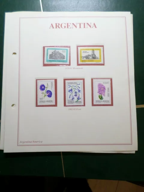 Argentina, Los Briefmarken Entwertet Und / Ou Neu, VF Briefmarke