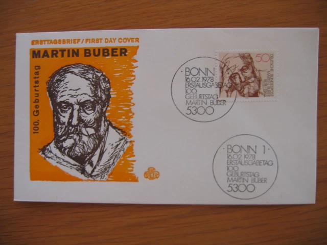 Allemagne Germany BR Deutschland Bund Mi 962 ETB : Religionsphilosoph M. Buber