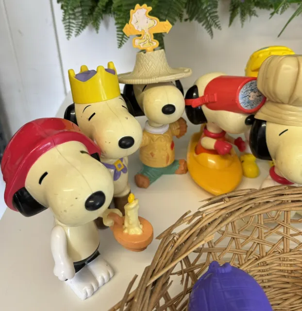 Vintage McDonalds Snoopy Toys 3