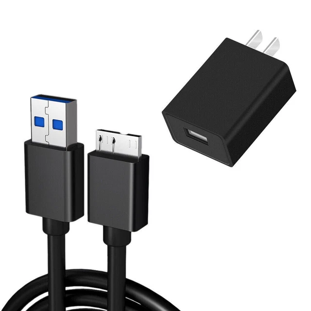 Quick Power Adapter Charger Micro 3.0 Cable 3ft for Samsung Galaxy Note 3 N900R4