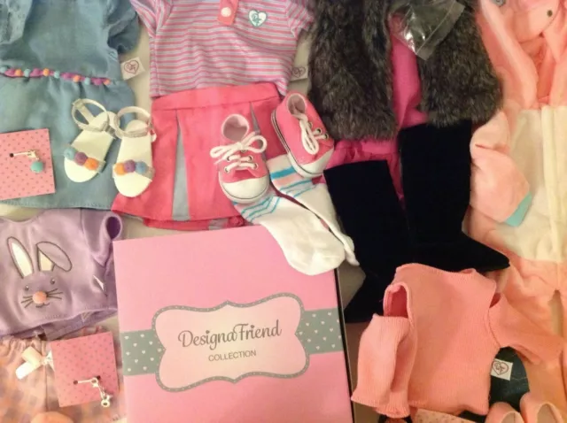 DESIGN A FRIEND Outfits Clothes Accessories For Chad Valley Designafriend Doll 7.95 PicClick UK