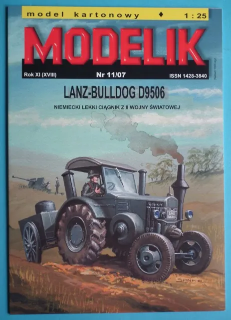 Modelik 11/2007 - Deutscher Traktor Lanz-Bulldog D9506