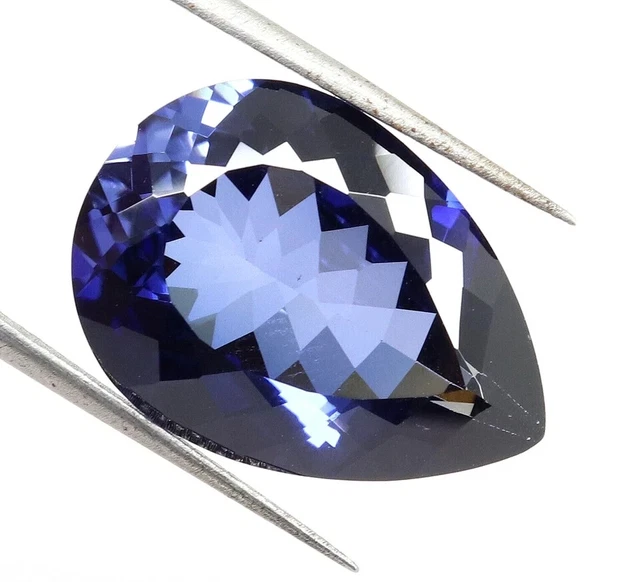 Tanzanite 1,59 Ct Qualité AAA - Pierre Précieuse Ovale Bleu/violet, Certifiée HKD, Neuve