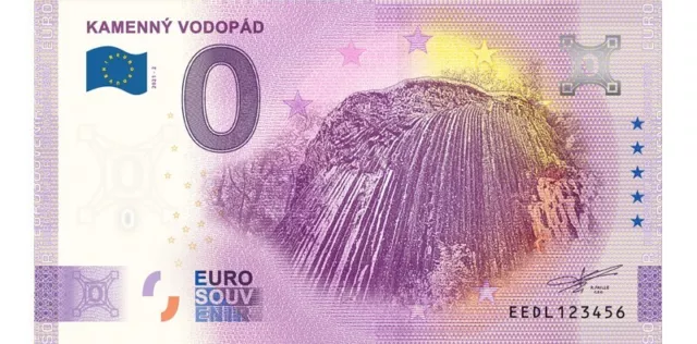 AUSVERKAUF 0-Euro-Souvenir Banknote Slowakei Ausgabejahr 2021