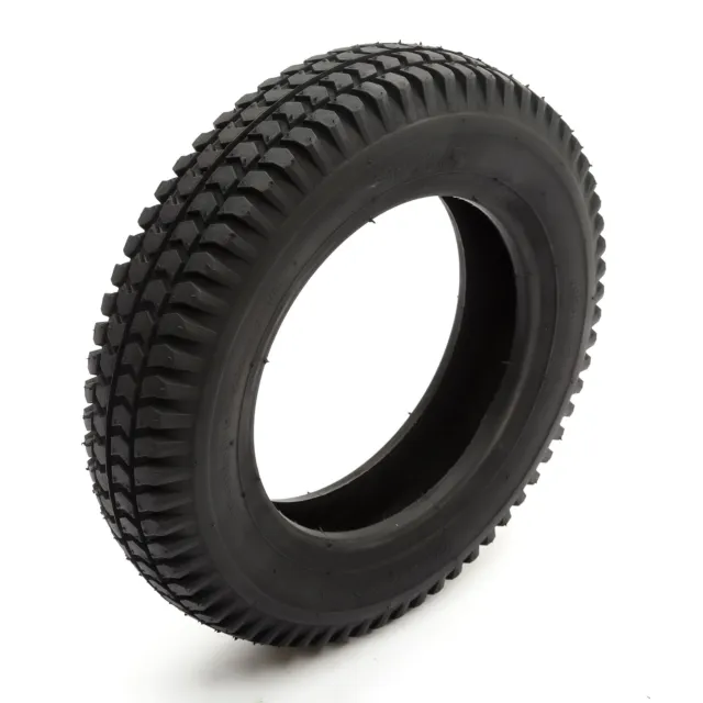 Tyre 3.00-8 Black Knobbly Block Tread Mobility Scooter 8 Inch Wheel Rim 4 Ply