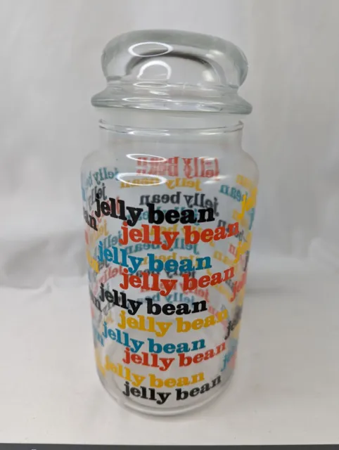 Jelly Bean Candy Dish Jar 8 Inch Lid