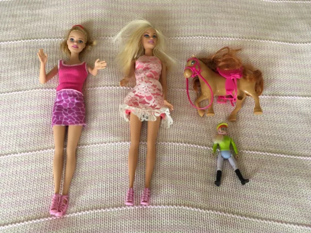 Barbie Dolls & Pony Accessories   Mixed Bundle 4 Items