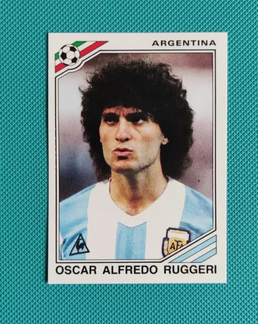 Argentina (Oscar Alfredo Ruggeri) - Panini Mexico 86 World Cup Story Sticker