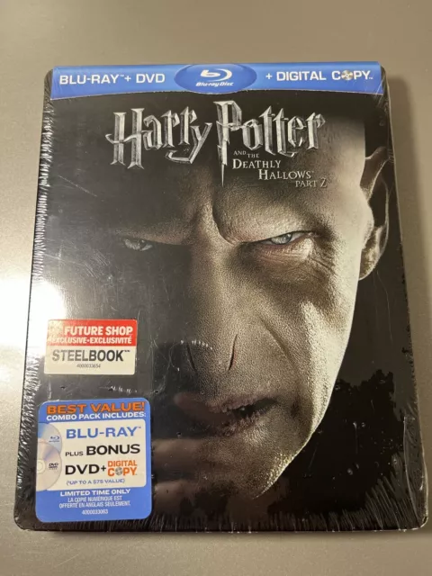 Harry Potter And The Deathly Hallows - Part 2 Blu-Ray Steelbook Brand New Sealed