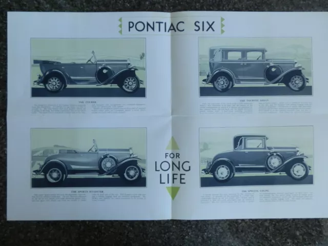 1930 Pontiac Sales  Brochure  ''Gm Australia'' 3