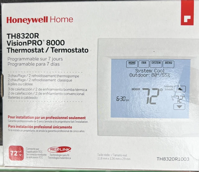 HONEYWELL TH8320R1003/U TOUCHSCREEN Programmable Thermostat 68.00