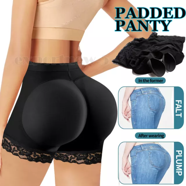 Women Ass Padded Panty Butt Lift Body Shaper Hip Enhancer Underwear Booty  Briefs
