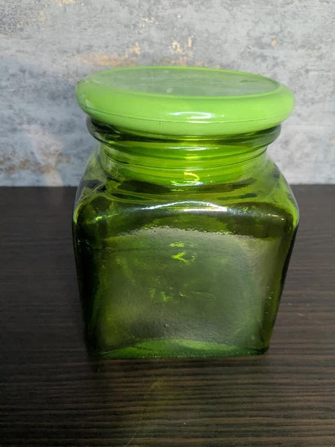 Ancien Bocal En Verre Durfor 1 Litre – Vert, Pour Conserve, Vintage